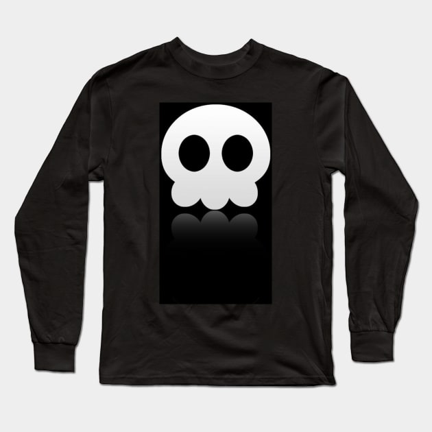 skull Long Sleeve T-Shirt by equiliser